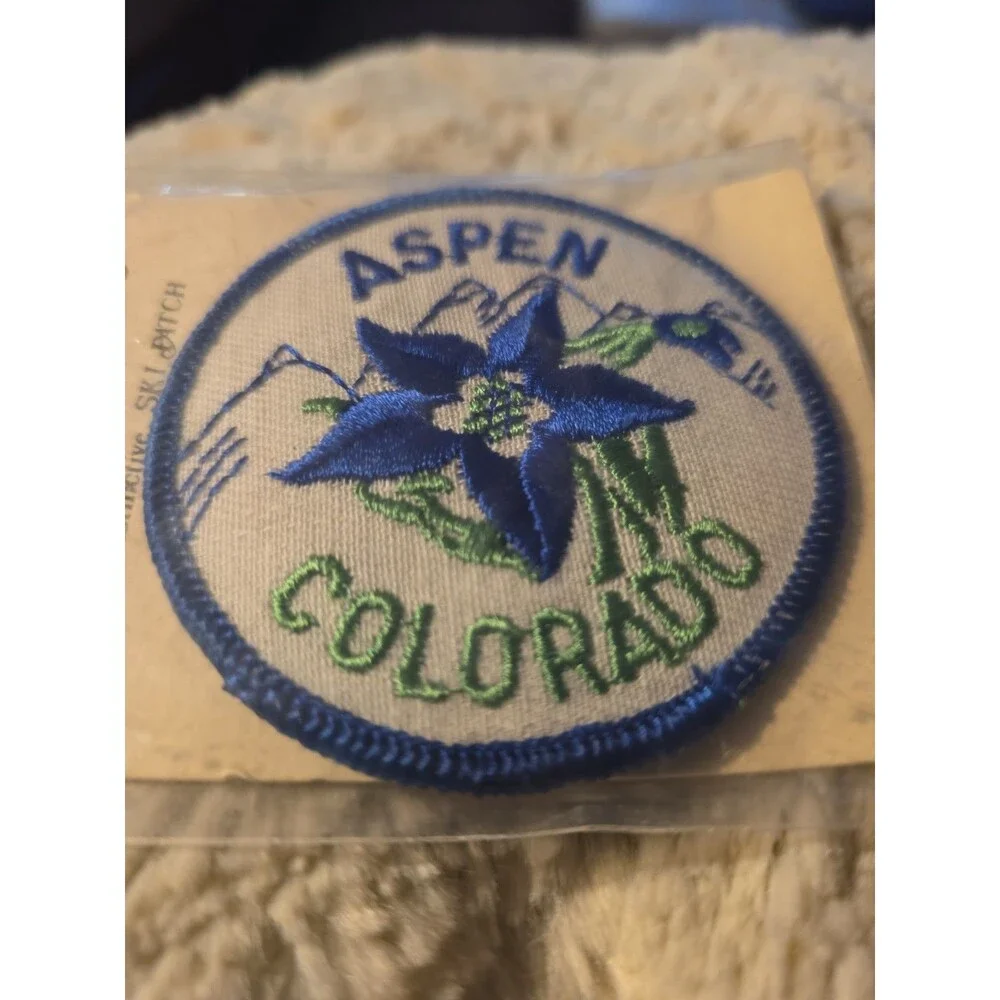 Vintage Aspen Ski Area Skiing Patch | Aspen, Colorado - RARE HTF
